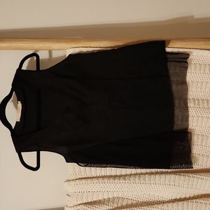 Cris Barros Silk Linen Multilayer Tank Top Size 36 / S